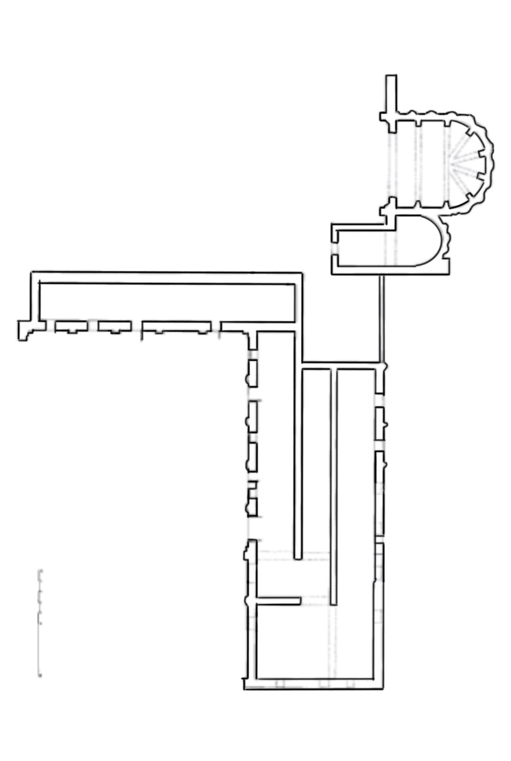 Palano del monasterio de Santa María de la Vega
